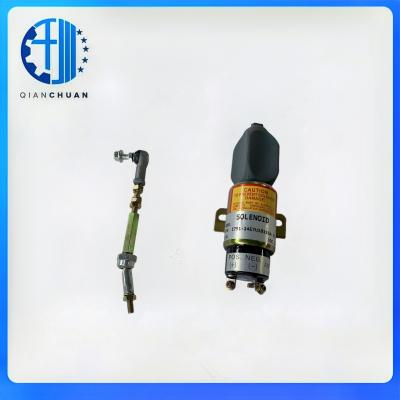 China 3864274 Kraftstoff abgeschaltet Solenoid 1751-24E7U1B1S5A für Mitsubishi Motor S6K 6D31 6D14 zu verkaufen