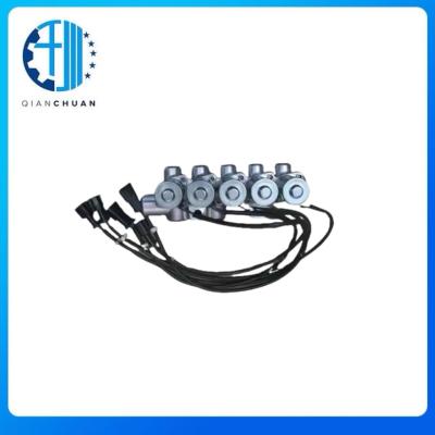 China Grupo de válvulas solenoides 206-60-51102 Para PC200-6 PC200-6H Partes sobressalentes de motores de escavadeira à venda