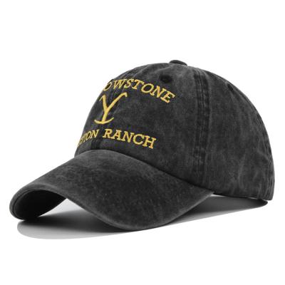 China Wholesale JOINT Yellowstone Distressed Dad Hat Women and Men Vintage Dad Dad Caps Baseball Caps Trucker Hat for sale