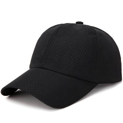 China Wholesale COMMON Mesh Sports Baseball Hat Breathable Trucker Curved Brim Hat Gorras Baseball Caps Plain for sale