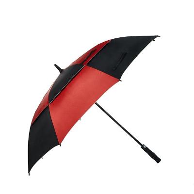 China Traditional Large Size Double Layer Umbrella Vent Windproof Umbrella for sale