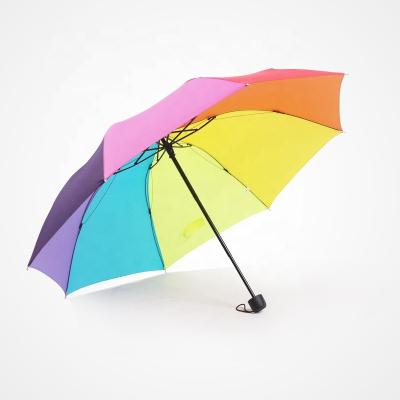 China Traditional Custom 7 Colors Automatic Foldable Umbrella , Big Umbrella Foldable Rain Umbrella for sale