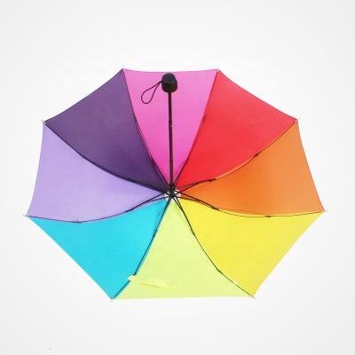 China Wholesale Traditional 3 Foldable Mini Umbrellas With Logo Prints for sale