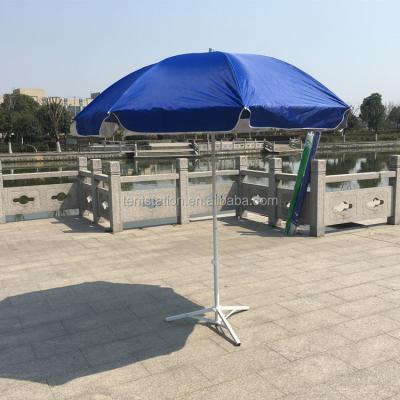 China Custom Traditional Advertising Colors Cotton Beach Umbrella Frame for sale