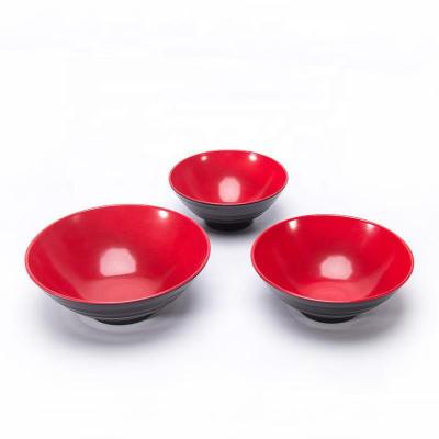 China Factory Supply Viable Melamine Noodle Bowl, Ramen Bowl Set Melamine Tableware for sale