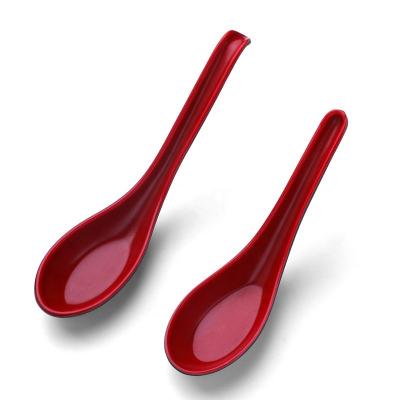 China Factory Supply Viable Melamine Soup Spoon, Melamine Serving Spoon for sale