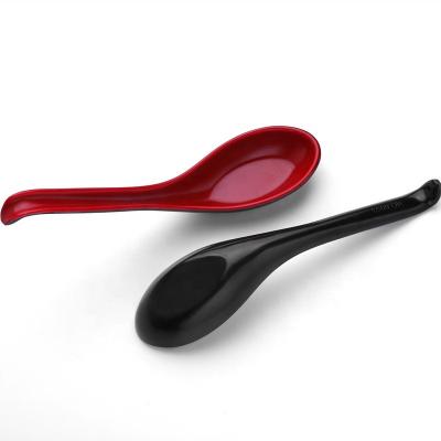 China Viable Hot Sale Bulk Plastic Spoons, Melamine Soup Spoon for sale