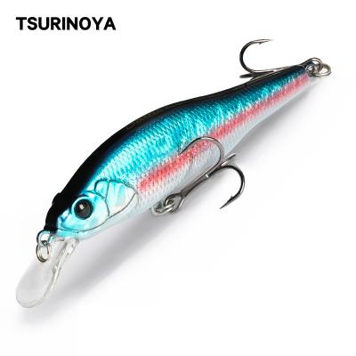 China ABS Plastic TSURINOYA 80SP Suspending Minnow 80mm 10.3g Fishing Lure Saber Long Casting Artificial Hard Bait Bass Pike Professional Jerkbait for sale