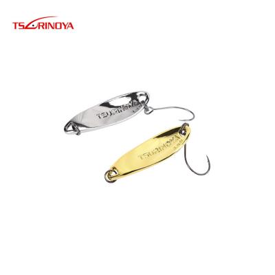 China Pure Copper Tsurinoya WITH SPOON 2.5g/30mm Metal Fishing Lure Hard Lure Spoon Metal Fishing Flakes Fishing Lure for sale