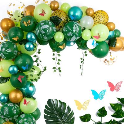 China Balloon Garland Arch Balloon Garland Party Decoration Jungle Party Decoration Kit for sale