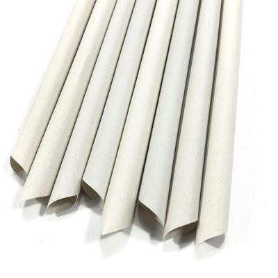 China Disposable Biodegradable Bamboo Fiber Straws 100% Natural Organic Disposable Straws for sale