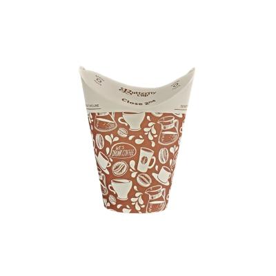 China Biodegradable Eco - Friendly Biodegradable Paper Coffee Cups For Hot Drink 10oz / 300ml ( PE Lined ) for sale