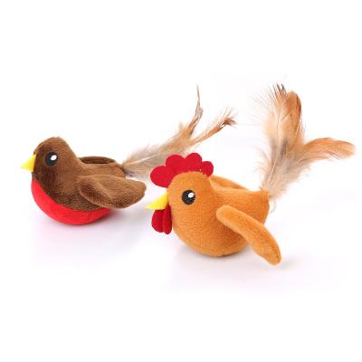 China Wholesale Custom Feather Viable Cat Toy Cat Scratcher Toy From Toy Small Animal Bird Pet Style for sale