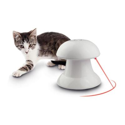 China Sustainable Pet Product With Battery Electronic Laser Cat Toy Auto Interactive Cat Toy for sale