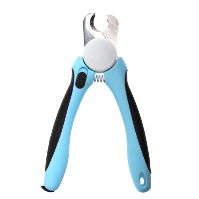 China Wholesale Custom Workable OEM TPR PP Stainless Steel Pet Sharp Nail Clippers for Dogs and Cats for sale