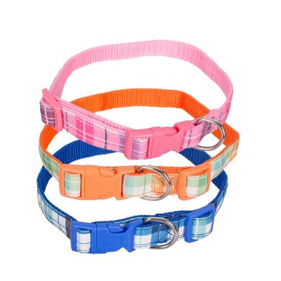 China Wholesale Custom New Design Comfortable Polyester Dog Collar Pet Accessories Viable for sale