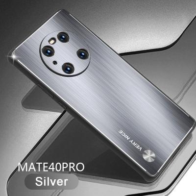 China 2022 Shockproof Applicable To Honor 60Pro Mobile Phone Case Huawei P50 Metal Brushed Huawei Nova9 Full Cover Device for sale