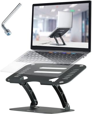 China Aluminum Adjustable Laptop Bracket (Height) Dropshipping Folding Computer Ergonomic Adjustable Portable Laptop Stand Holder for sale