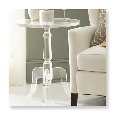 China New Design Extendable Antique Acrylic End Table Side Furniture With Big Price Luxury Side Table for sale