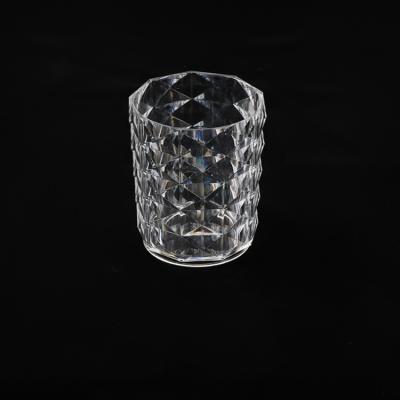 China High-temperature transparent water drinks cup transparent plastic argyle plastic argyle transparent glass KTV bar wine cup for sale