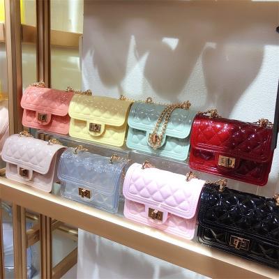 China PVC Fashion Wholesale Mini Bags For Ladies 2020 Jelly Bags For Women Cross - Body PVC Women Cross Body Bag for sale