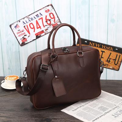 China Hot Sale PU Tote Document Men Briefcase Bag Custom Made Travel Leather for sale