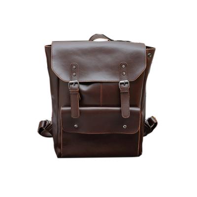 China Waterproof Wholesale Men Backpack College Bag Guangzhou Backpack Leather Bags for sale