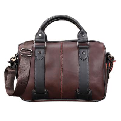 China Travel Factory Eco Friendly Recycled Leather Laptop Briefcase Bag For Men for sale