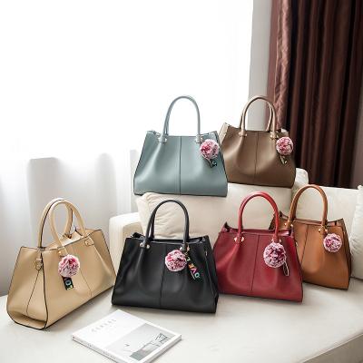 China Wholesale Fashion Hot Spot Lady Women Tote Sets Check Handbag 3 in 1 Large Capacity Bags Women Handbags PU Purse 2020 for sale