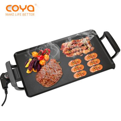 China Household Household Non-stick Coating Electric Grill With Bakelite Handle Electric Touch Grill for sale