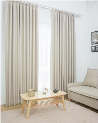 China Blackout 2 Panel Solid Lined Thermal Blackout Grommet Window Curtain Drape for sale