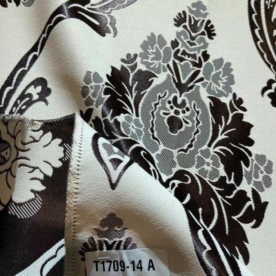 China Shining Sheer Fabric Jacquard Turkey Curtain Fabric Curtain Manufacturer for sale