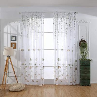 China Heat-insulation Sheer Voile Curtain And Foil Design Fabric Curtain Wide Sheer Voile Fabric Living Room for sale