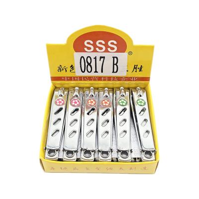 China New Design Finger SSS 0817B Carbon Steel Nail Clippers With Folder Manicure Tool Easy To Carry Nail Clippers Home Manufacturers Direct for sale