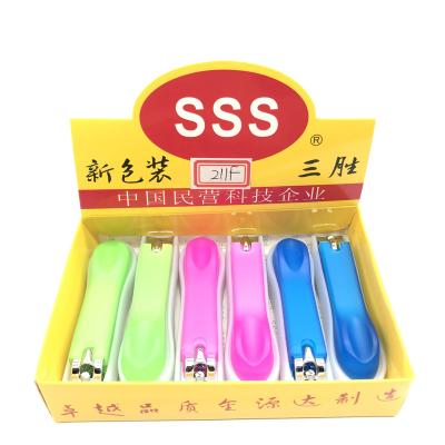 China 211F Finger Souvenir Nail Clippers Plastic Steel Color for sale