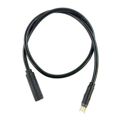 China Male City Bike E-Bike Electric Bike Motor Cable 9pin to Female Hub Accessory Motor Kit Conversion E-Bike Waterproof Extension Cable for sale