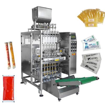 China Beverage Lane Sauce Multi Jelly Mayonnaise Ketchup Liquid Ice Lolly Sachet Stick Packing Packaging Machine for sale