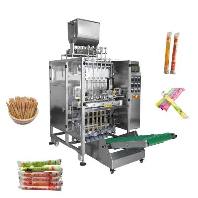 China Drink Multi Lanes Freeze Pops Jelly Stick Liquid Ice Candy Packaging Machine Ice Lolly Sachet Packing Machine for sale