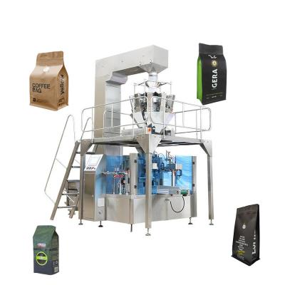 China Food coffee bean doypack packing machine ziplock stand up pouch premade packaging machine for sale