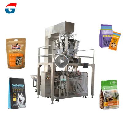 China Automatic Dried Fruit Pet Feeding Poultry Poultry Fish Feeding Food Bag Horizontal Doypack Packaging Machine for sale