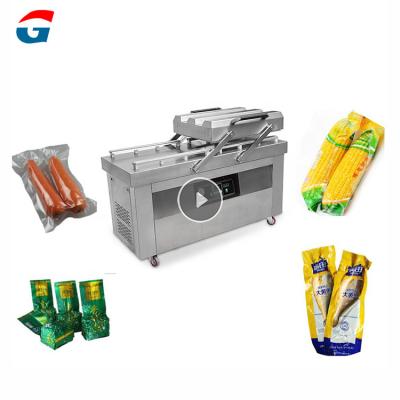 China High Quality Automatic Frozen Food Fruit Vegetable DZ400 Small Vacuum Packing Machine for sale