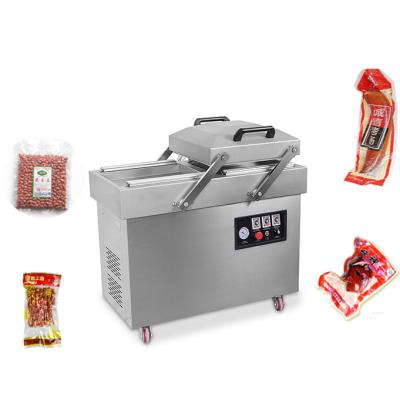 China Automatic Air Food Vacuum Packing Machine Double Chamber Dried Fruit Vacuum Packing Machine for sale