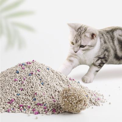 China Low Viable Buy Eco Cat Litter Granule Dust Bentonite Kitty Cat Litter Bulk Sand For Cats for sale