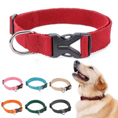 China Large and medium viable simple traction collar cotton wind dog relieve collar pet traction rope collar for sale