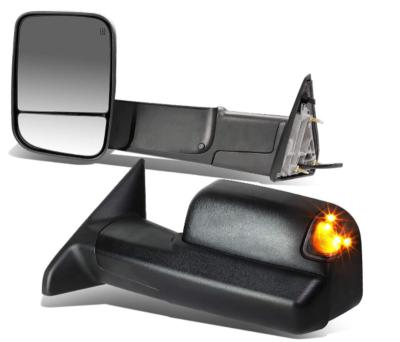 China Dynamic Pair 02-08 Dodge Ram 1500 03-09 Ram 2500 3500 Manual Flip ForTowing Side Mirrors for sale