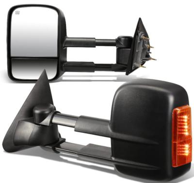 China Anti Rain Powered Heated Tow Side Mirrors Compatible With 15-20 Silverado / Sierra 2500 HD 3500 HD W/Turn Signal for sale