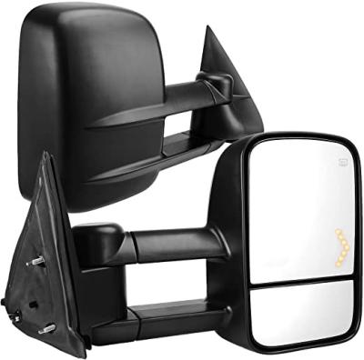 China Enthusiast Tow Mirrors Compatible With 03-07 Chevy Silverado Sierra Power Heated Side View For Tow Mirrors for sale