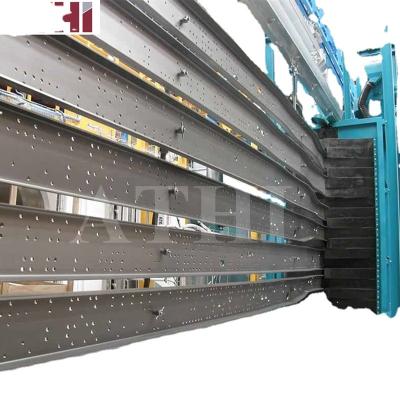 China Building Material Stores H Beam Hook Shot Blasting Machine And Automatic Painting Machine Line for sale