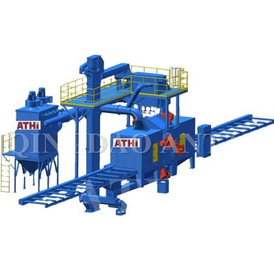 China Building Material Shops Tunnel Type QH69 Shot Blasting Machine Price for sale