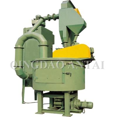 China China Steel / Aluminum Profile Rotary Wheels Table Cleaning Profile Turntable Shot Blasting Cleaning Machine for sale